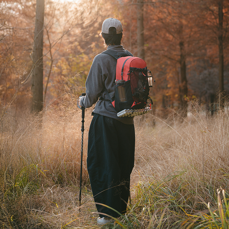 Naturehike Longwa 18l - ultralehký turistický batoh 620g - červená